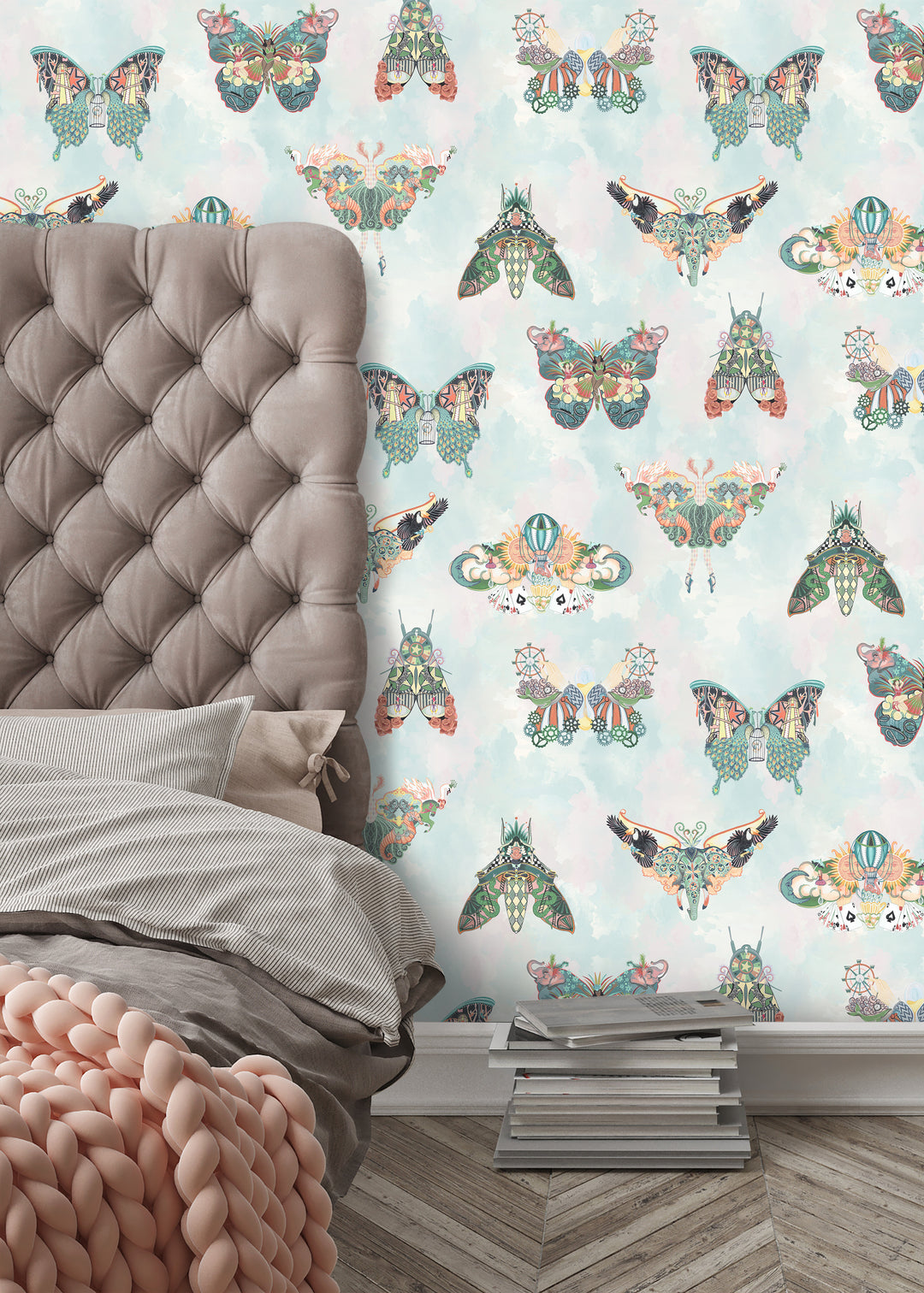 Butterfly Effect Wallpaper-Beaumonde