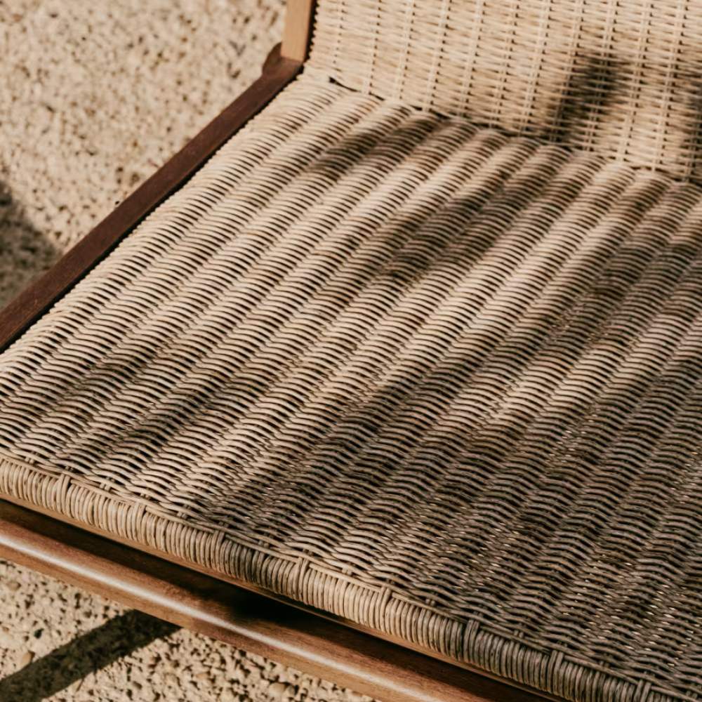 Kave Home Itani Armchair – FSC® 100% Solid Acacia Wood & Synthetic Rattan