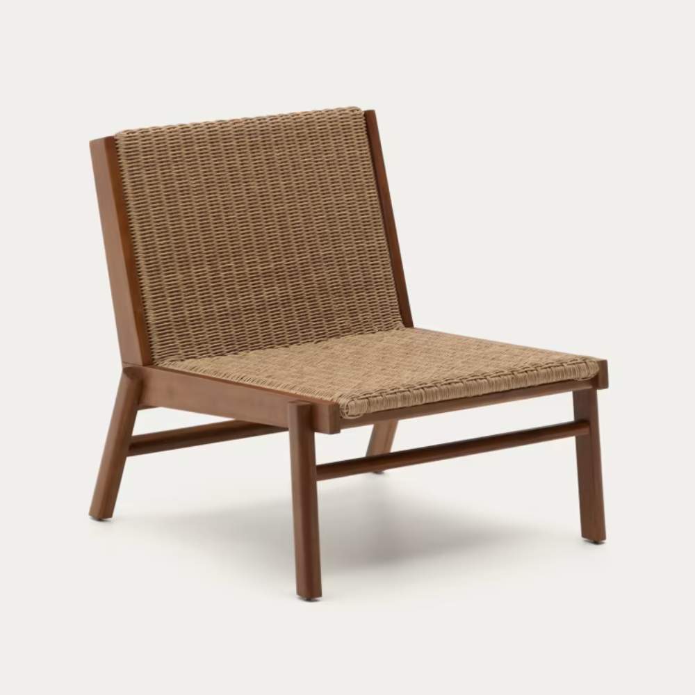 Kave Home Itani Armchair – FSC® 100% Solid Acacia Wood & Synthetic Rattan