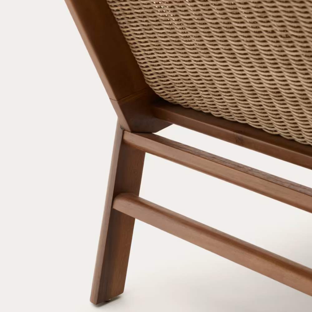 Kave Home Itani Armchair – FSC® 100% Solid Acacia Wood & Synthetic Rattan