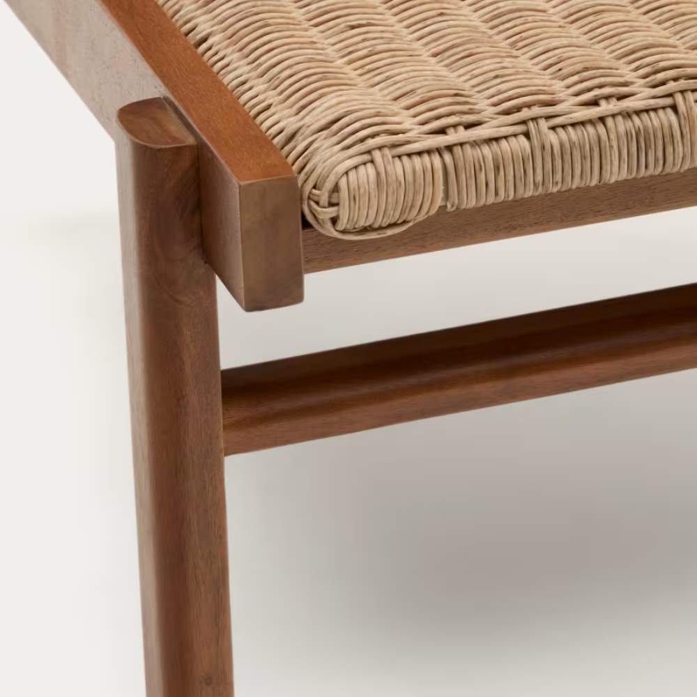 Kave Home Itani Armchair – FSC® 100% Solid Acacia Wood & Synthetic Rattan