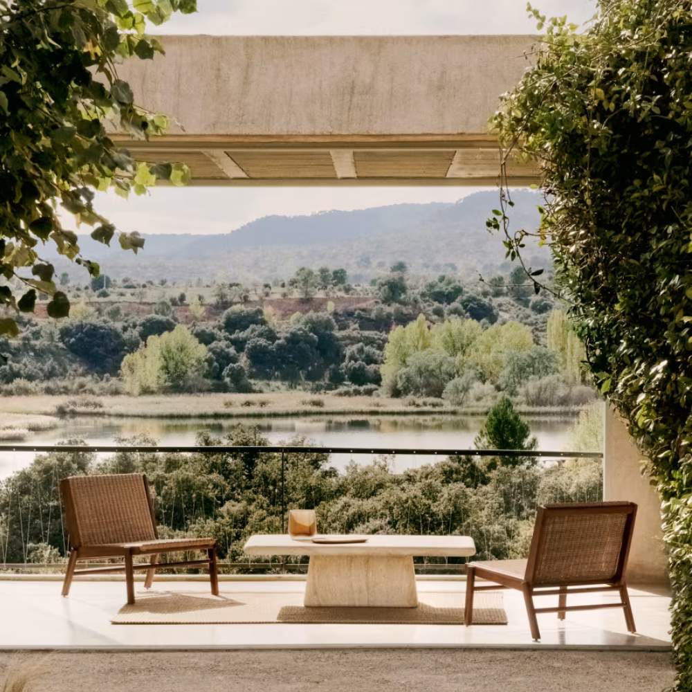 Kave Home Itani Armchair – FSC® 100% Solid Acacia Wood & Synthetic Rattan