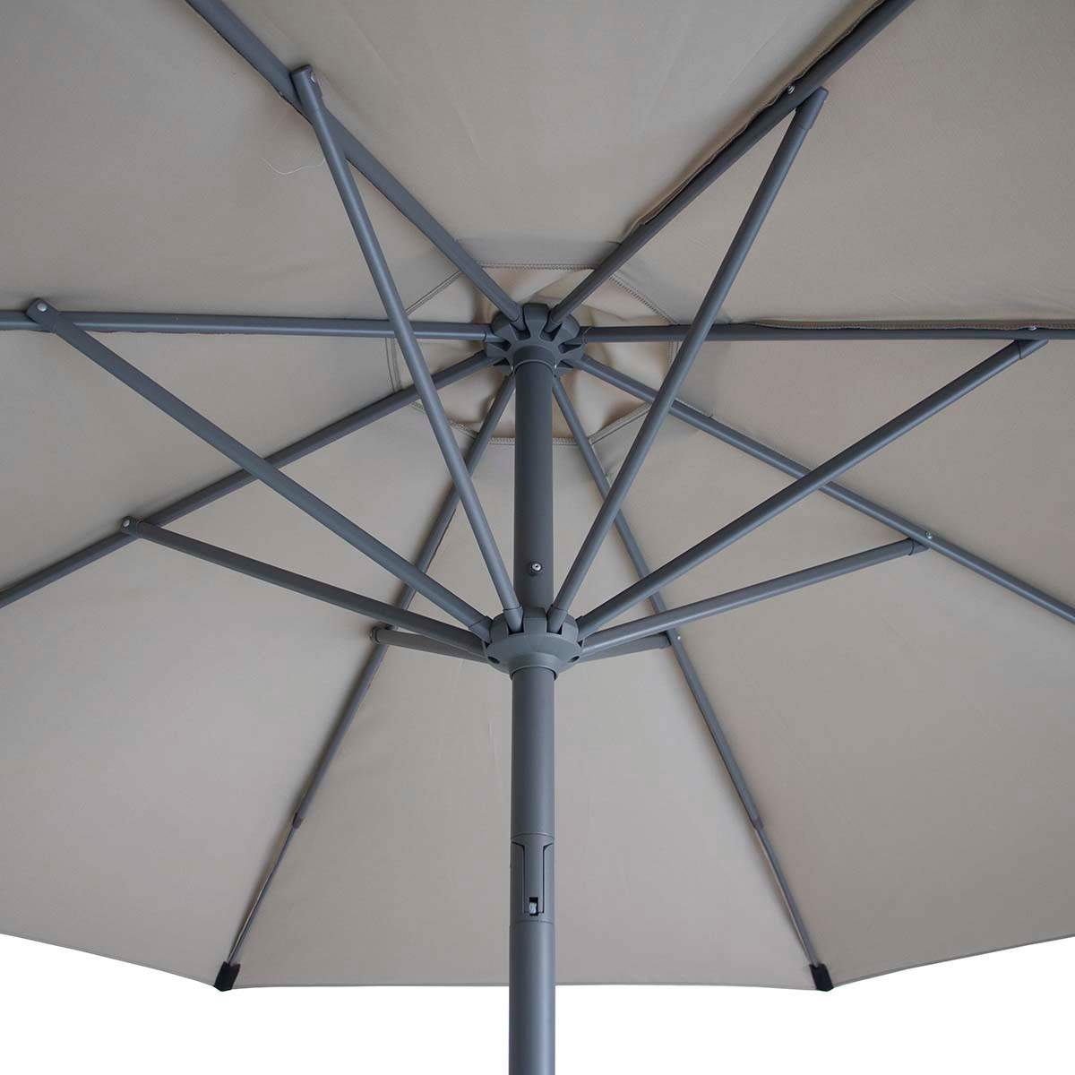 Maze Clay Beige Capri 3M Round Parasol