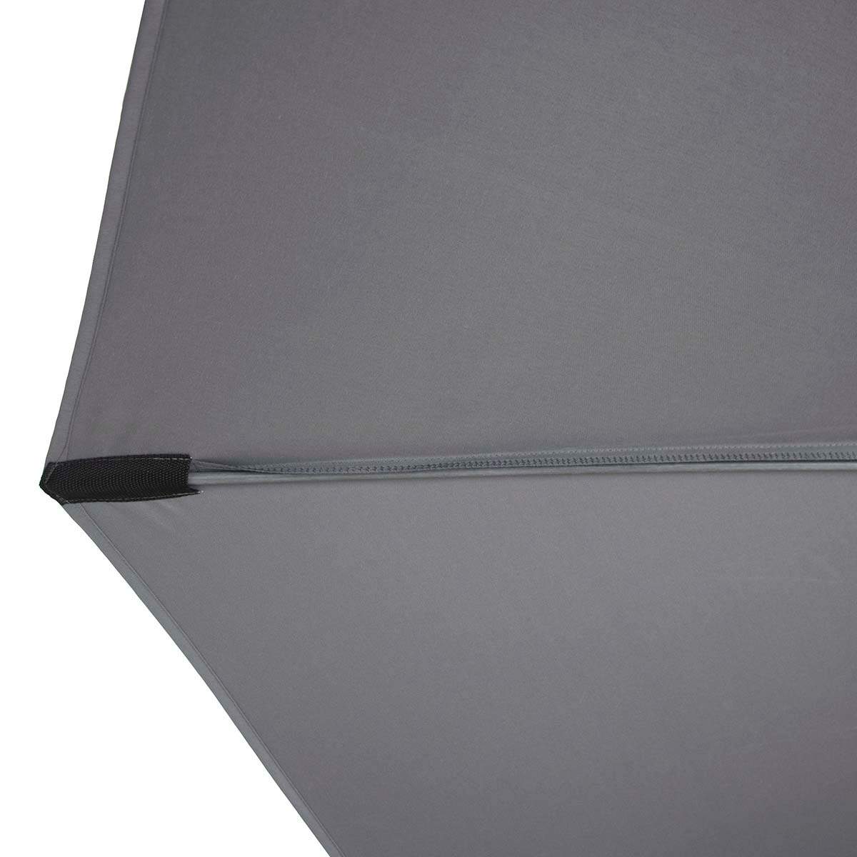 Maze Charcoal Grey Capri 3M Round Parasol