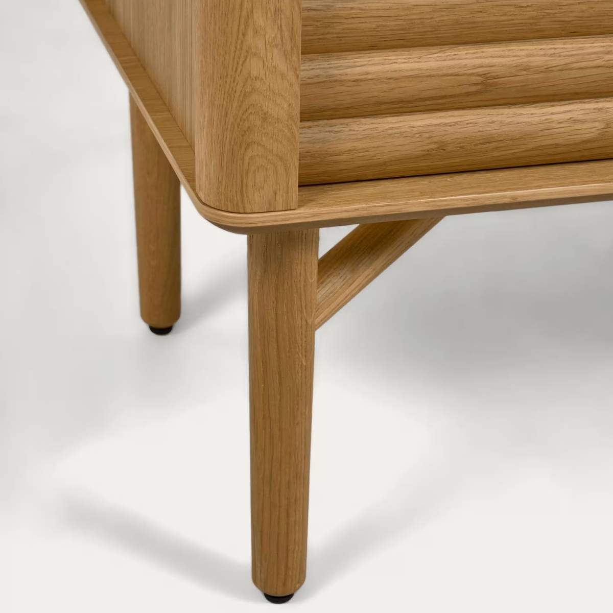 Kave Home Lenon Oak Wood And Veneer Sideboard With 2 Doors & 3 Drawers-Beaumonde