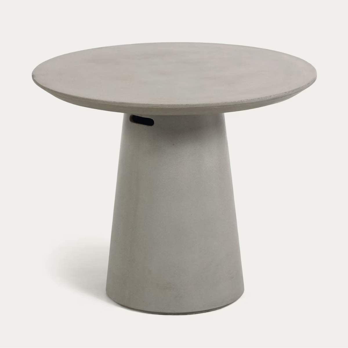 Kave Home Itai Outdoor Round Cement Table-Beaumonde