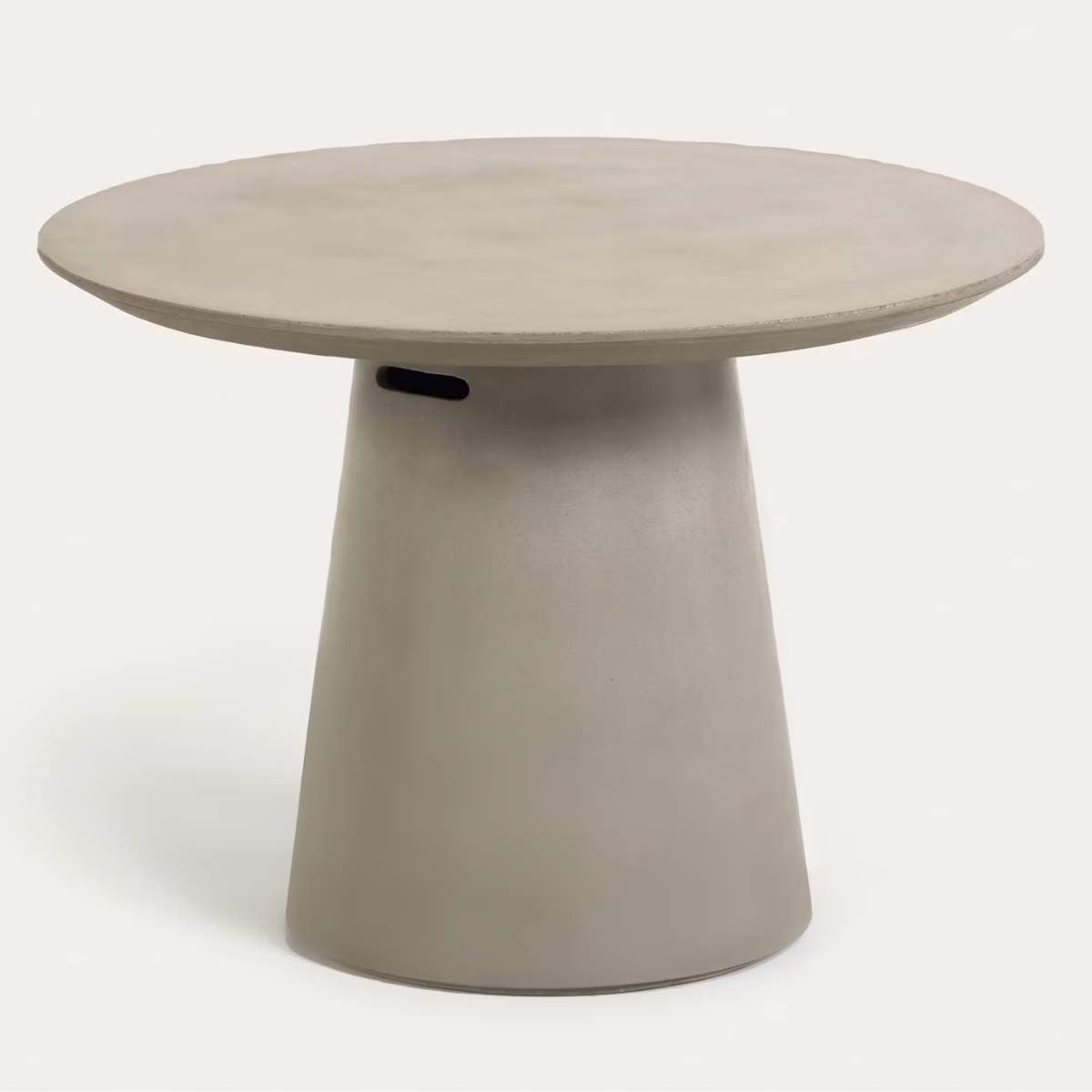 Kave Home Itai Outdoor Round Cement Table-Beaumonde