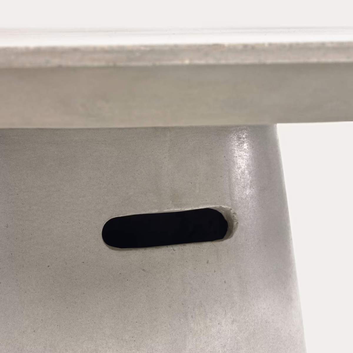 Kave Home Itai Outdoor Round Cement Table-Beaumonde