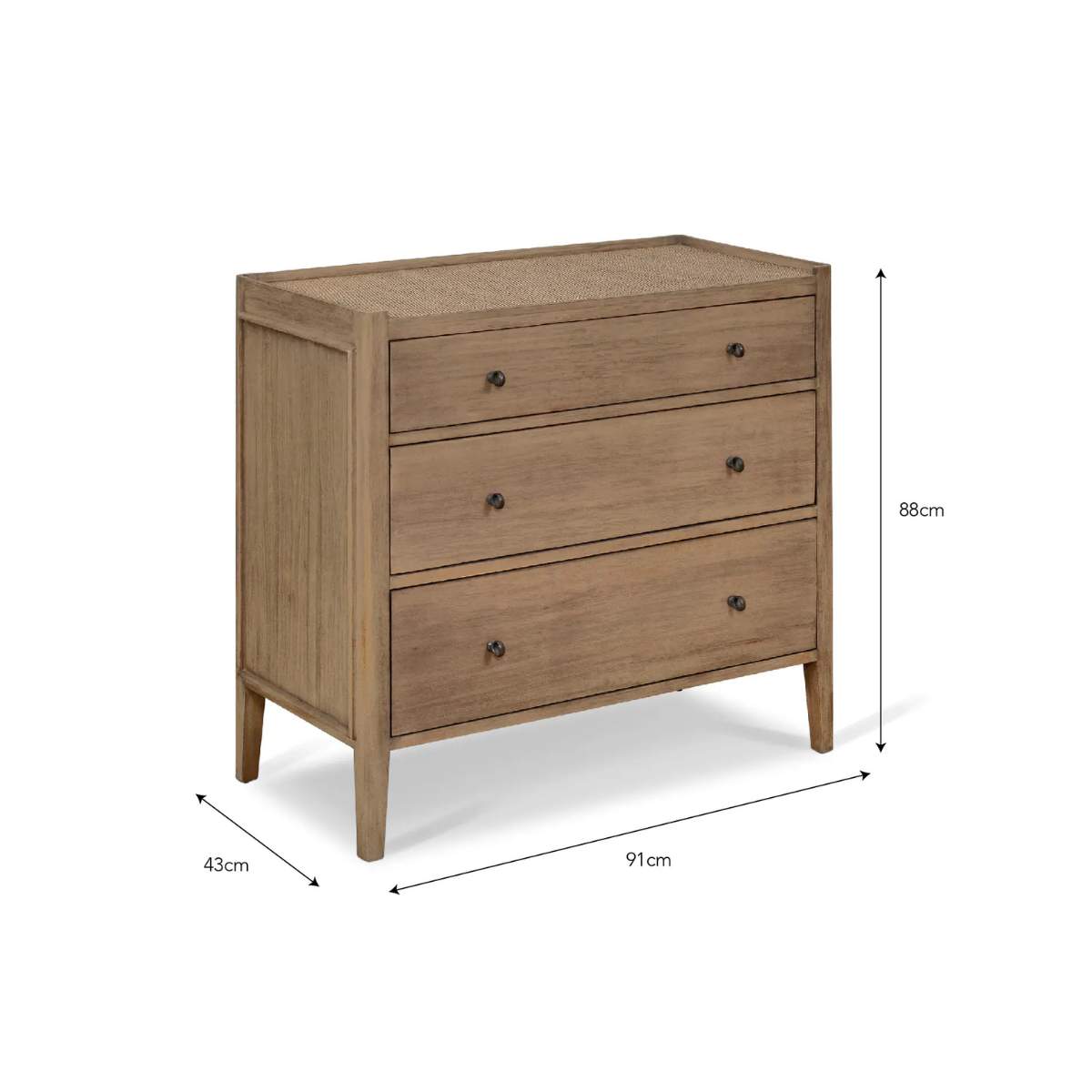 Garden Trading Chesterton Chest of Drawers Natural