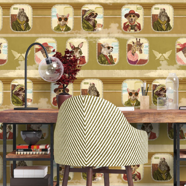 Brand Mckenzie Cabin Class Wallpaper Premium Pistachio