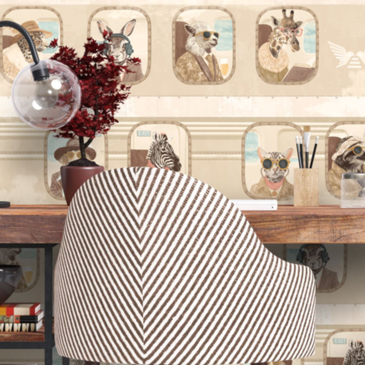Brand Mckenzie Cabin Class Wallpaper Flax Stream