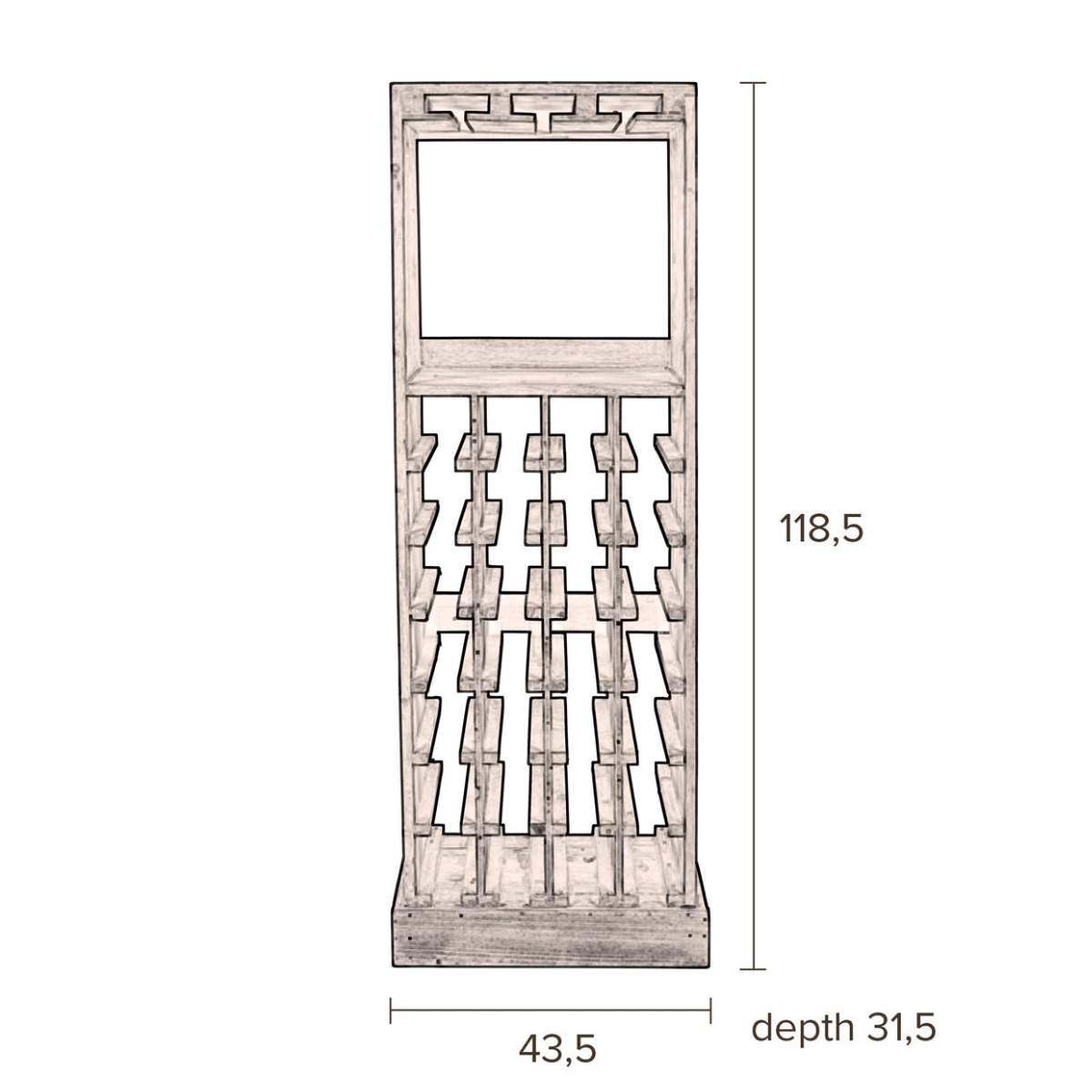 Dutch Bone Cabinet Claude