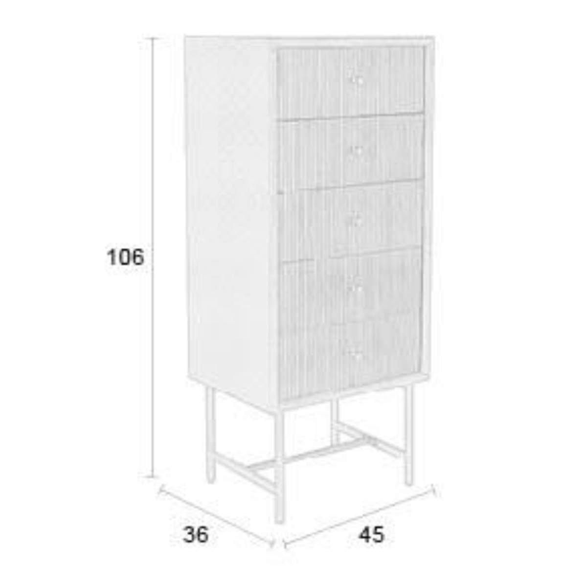 Housecraft Living Cabinet Coztilla High