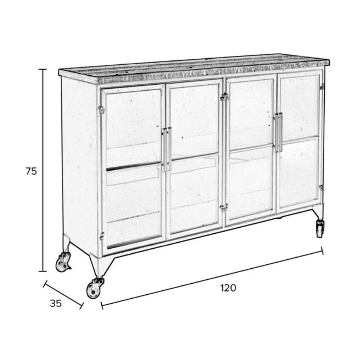 Beau&Co Cabinet Ferre