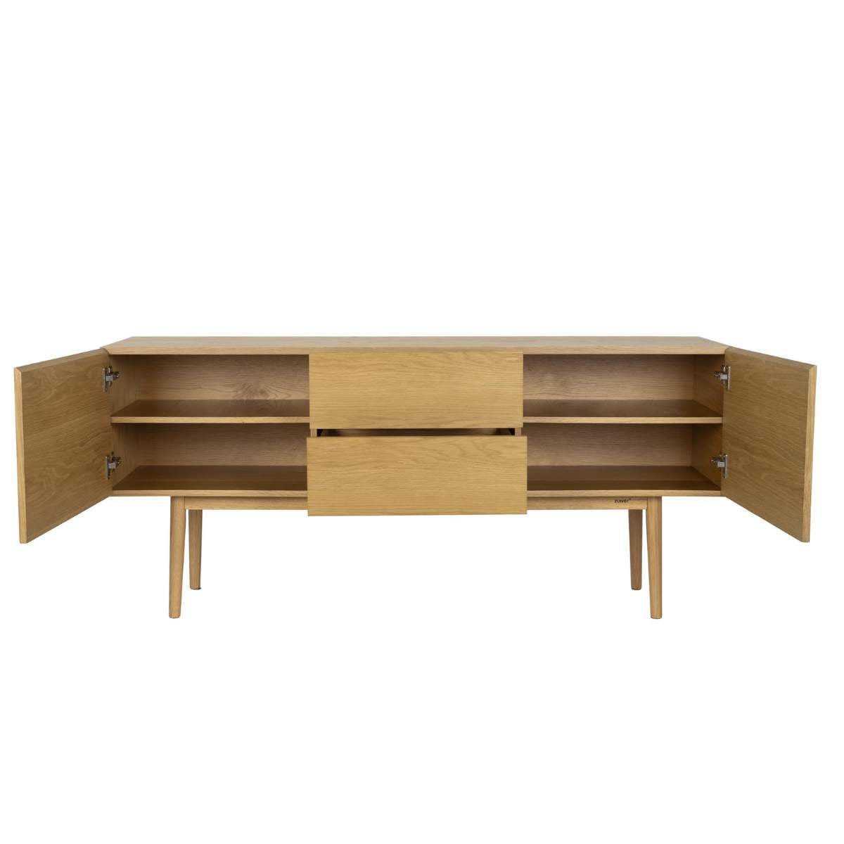 Zuiver Cabinet High On Wood Oak 2dr 2do