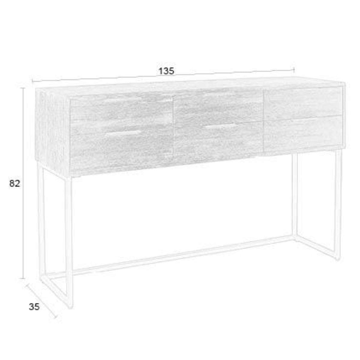 White Label Living Cabinet Webster