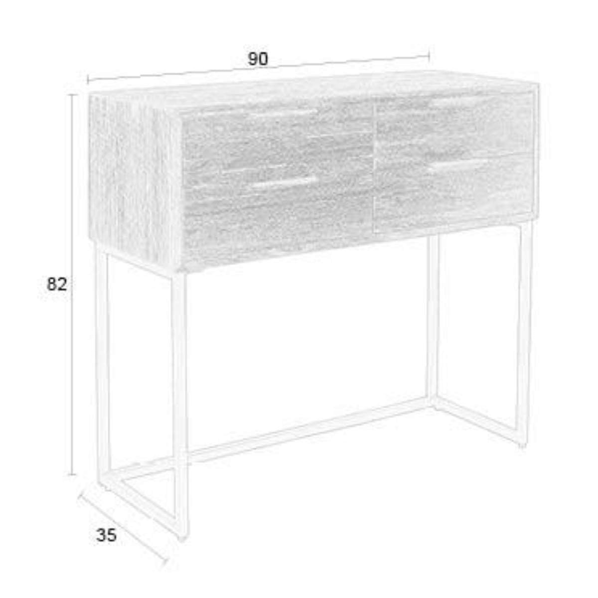 White Label Living Cabinet Webster