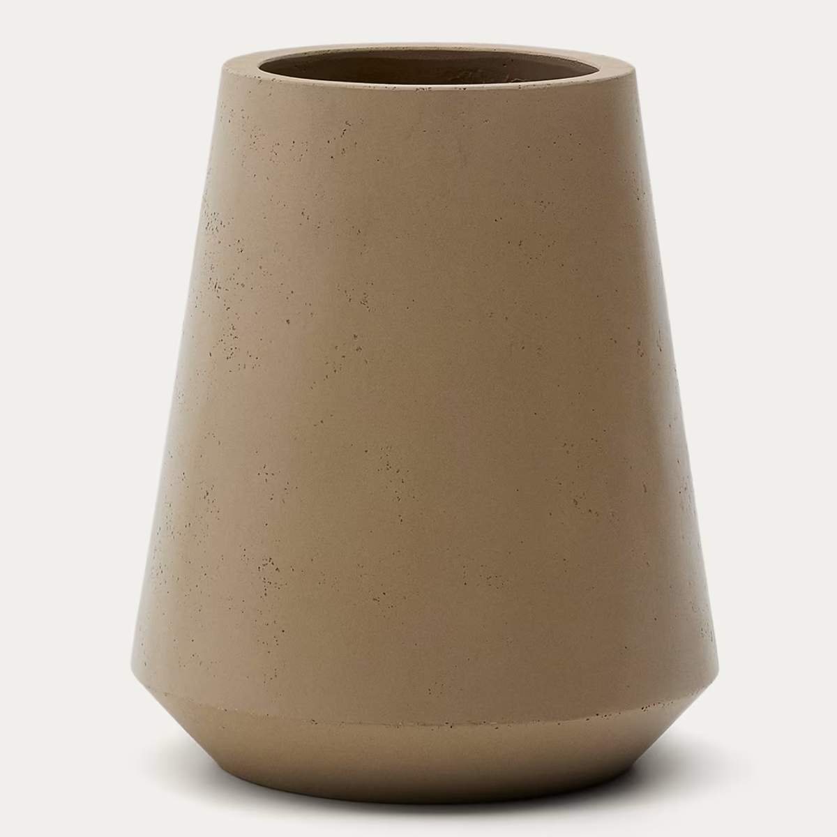 Kave Home Calun beige cement planter Ø 50cm