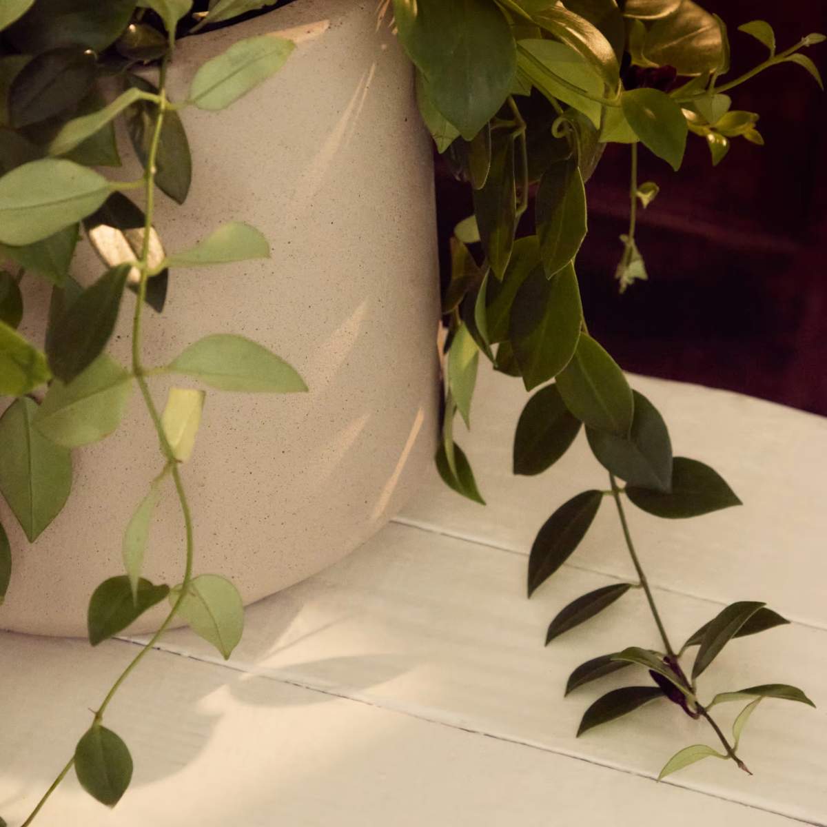 Kave Home Calun beige cement planter Ø 32cm