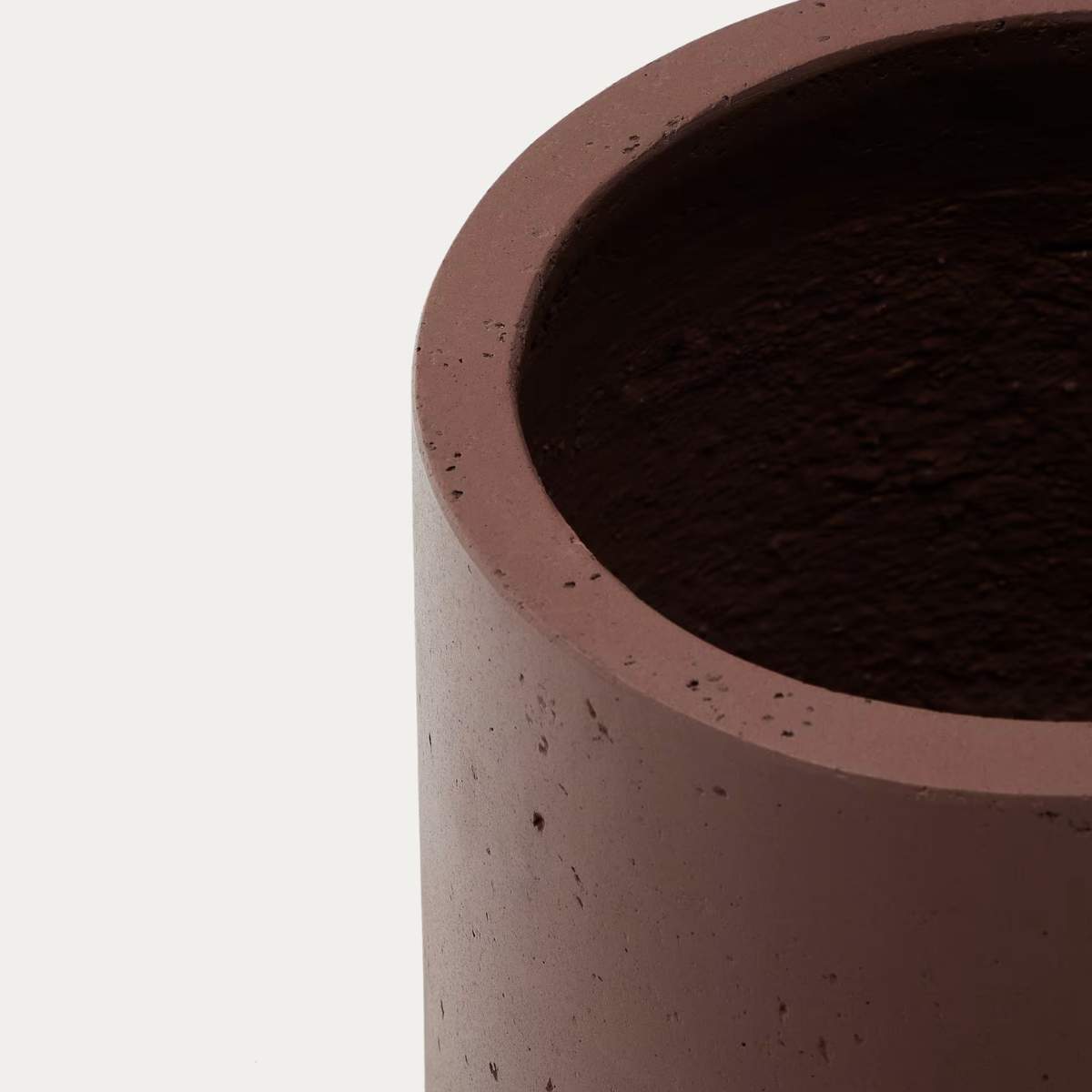 Kave Home Calun beige cement planter Ø 32cm