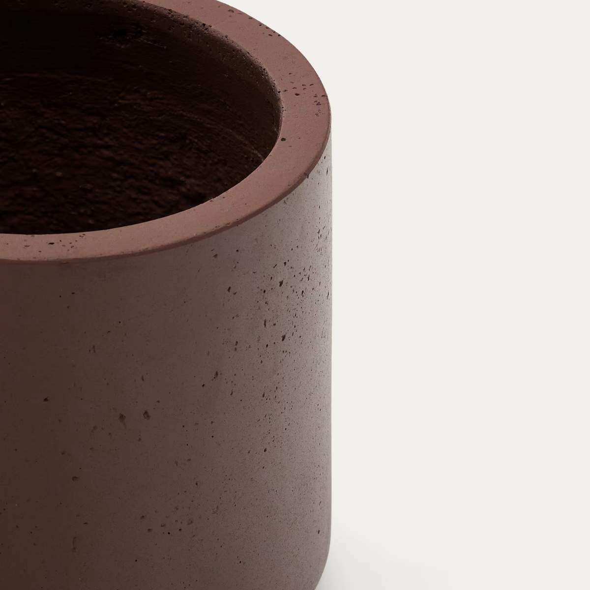 Kave Home Calun beige cement planter Ø 32cm
