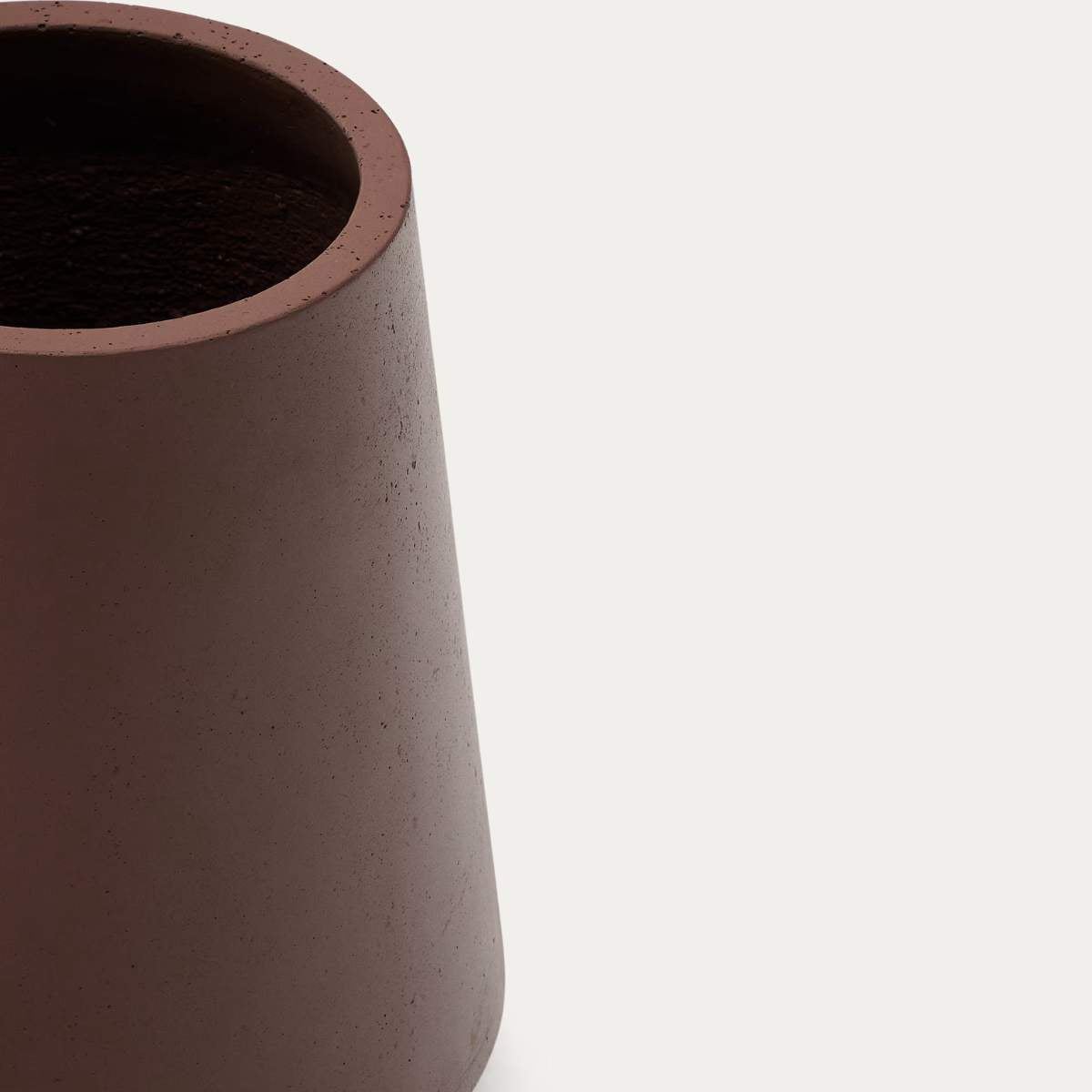 Kave Home Calun beige cement planter Ø 50cm
