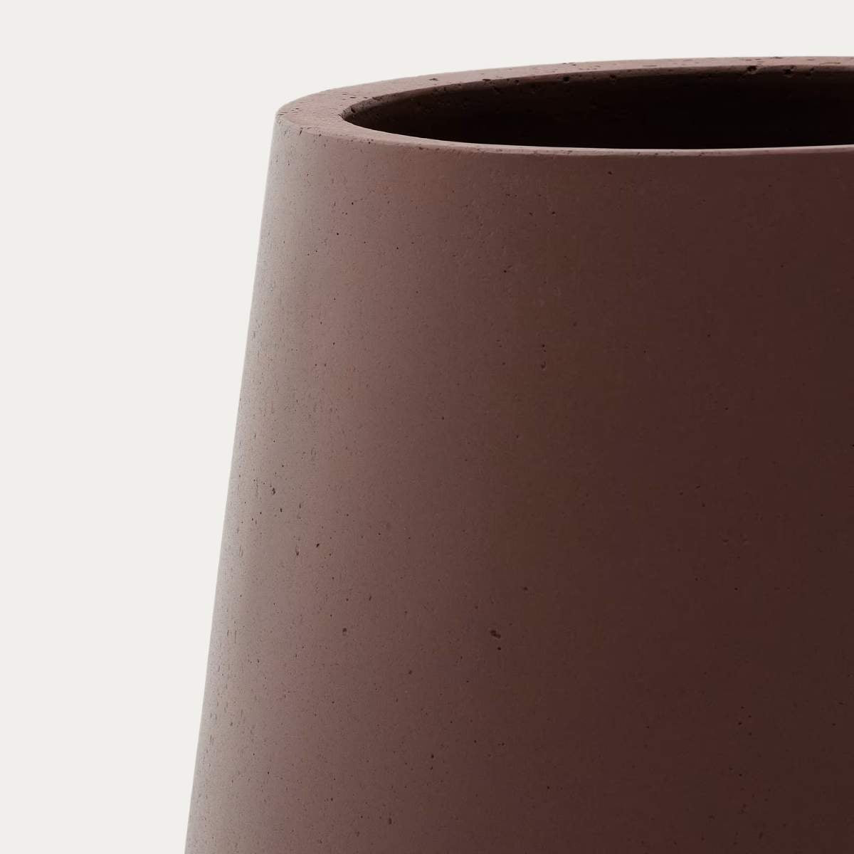 Kave Home Calun beige cement planter Ø 50cm