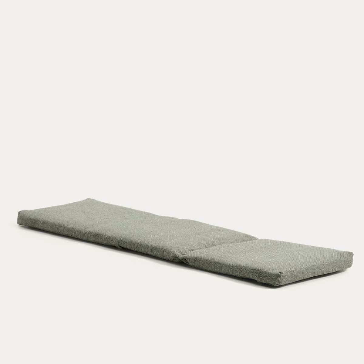 Kave Home Maoni green 100% PET sun lounger cushion 50 x 175cm