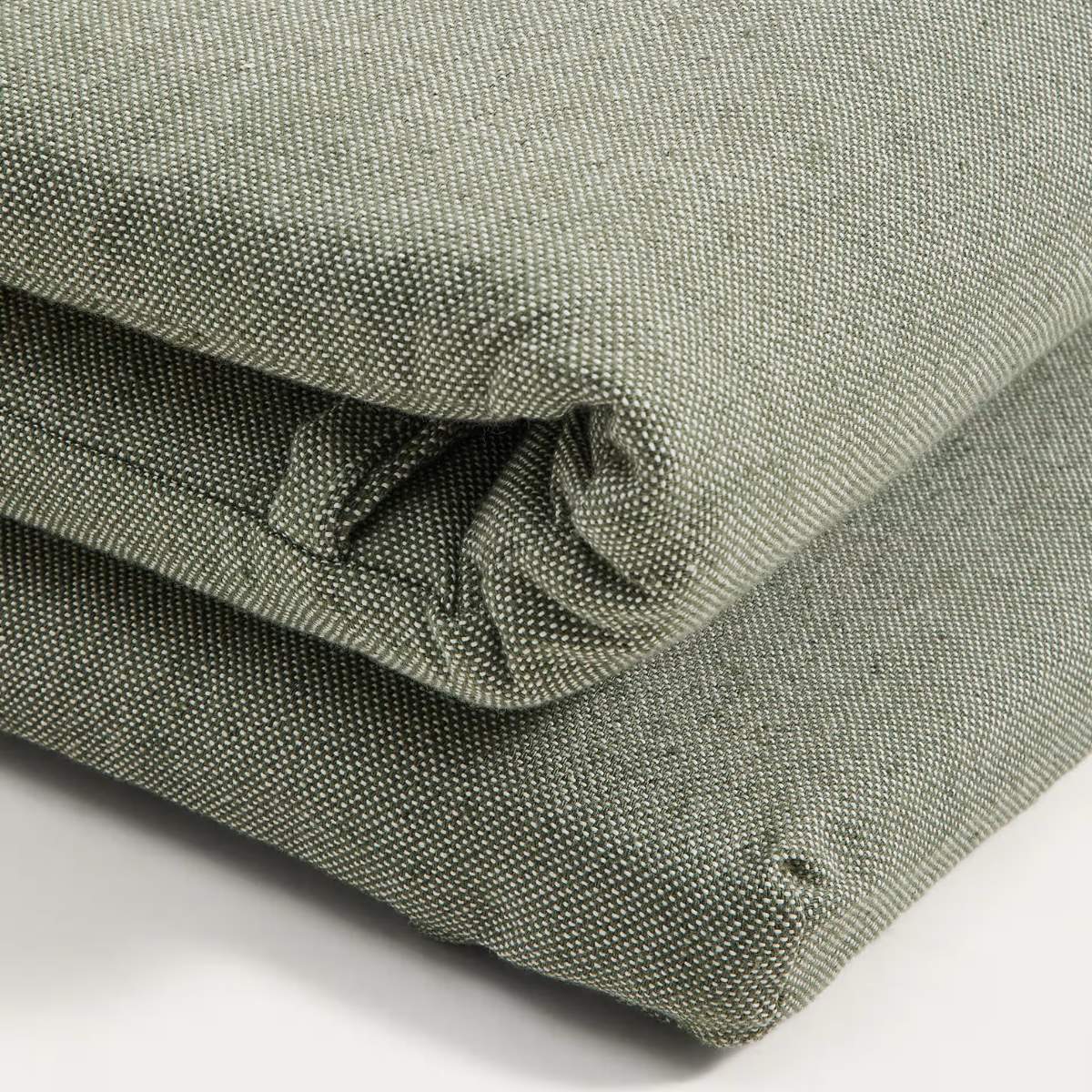 Kave Home Maoni green 100% PET sun lounger cushion 50 x 175cm