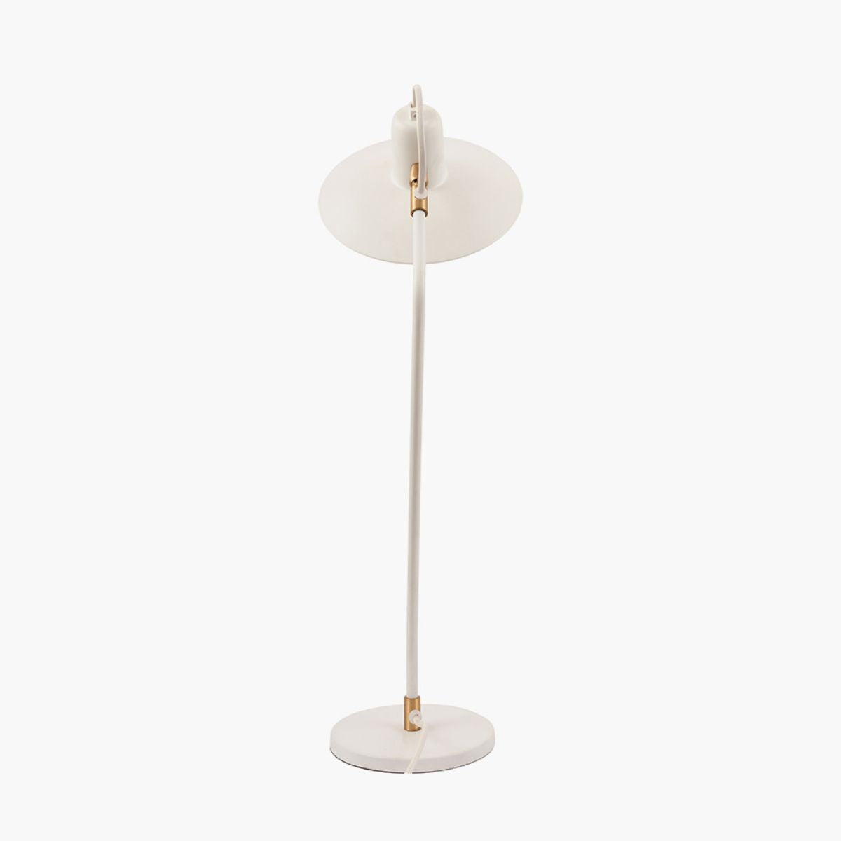 Pacific Lifestyle Camden Matt White Metal Angle Arm Task Table Lamp