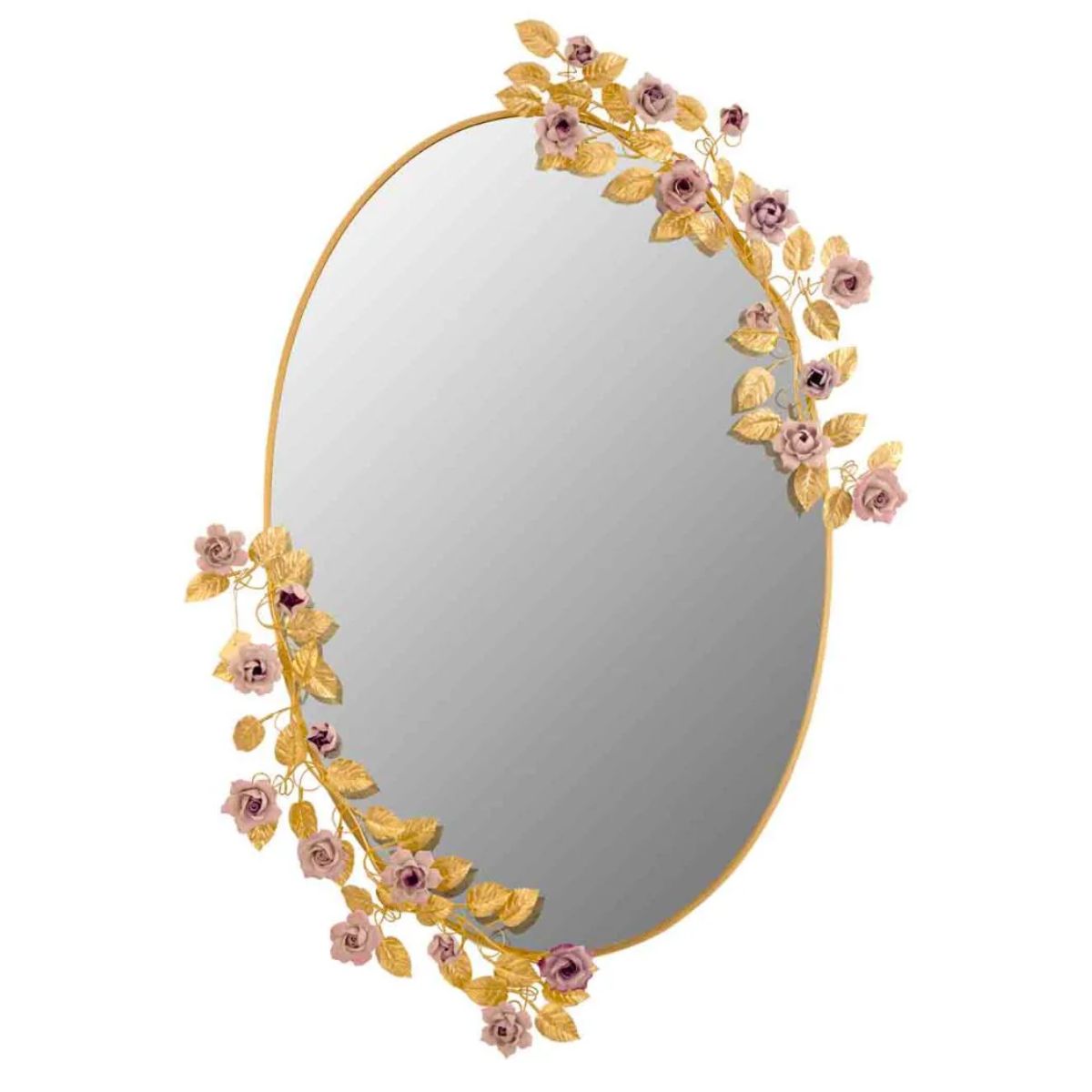 Villari Camelia Oval Mirror