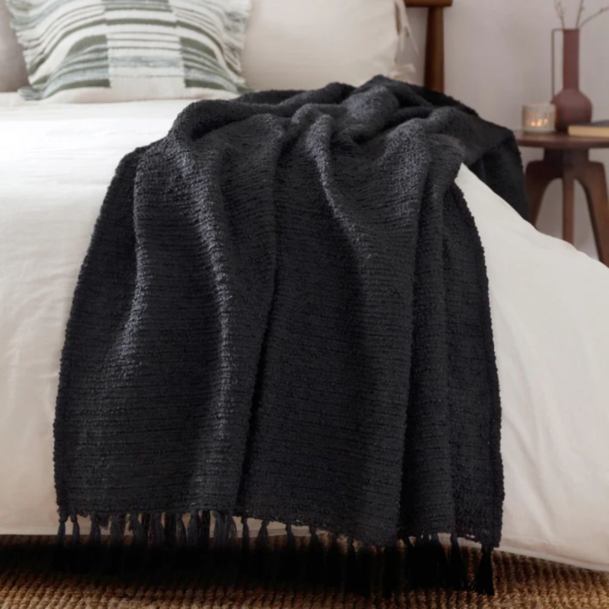 Riva Home Candar Textured Boucle Throw