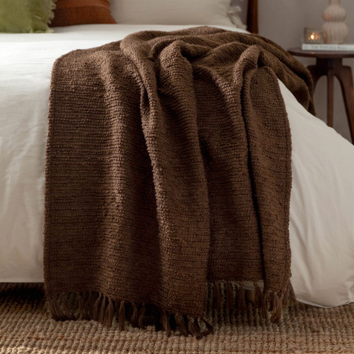 Riva Home Candar Textured Boucle Throw