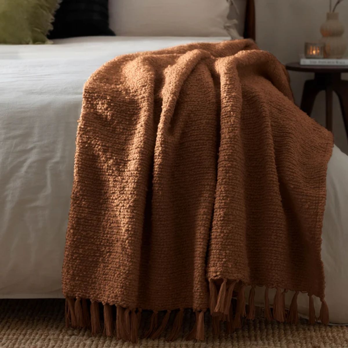 Riva Home Candar Textured Boucle Throw