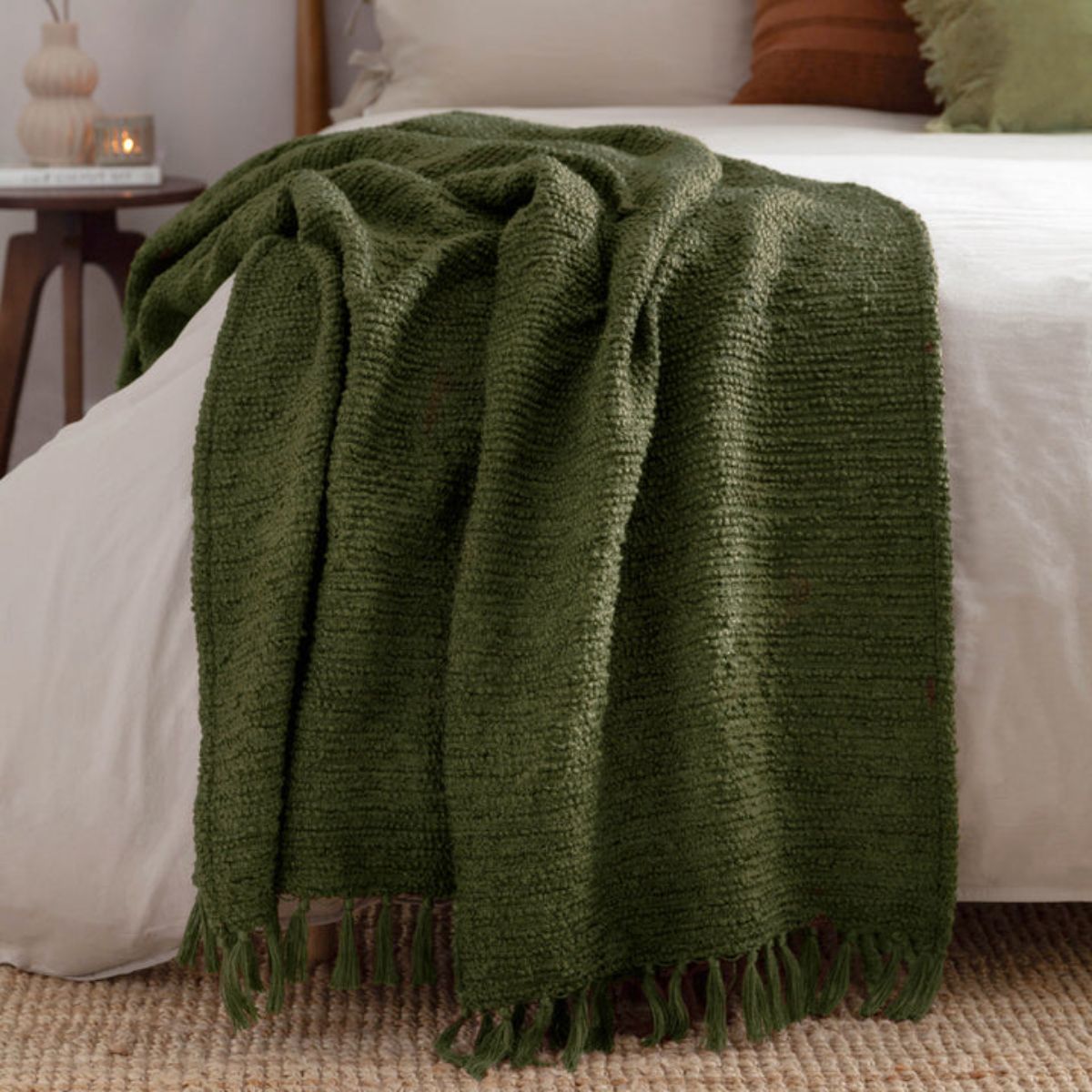 Riva Home Candar Textured Boucle Throw