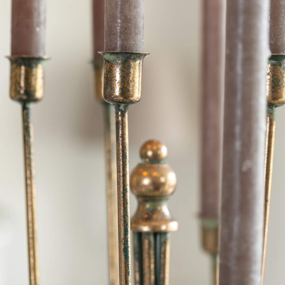 Grand Illusions Candelabra Aurora Antique Gold