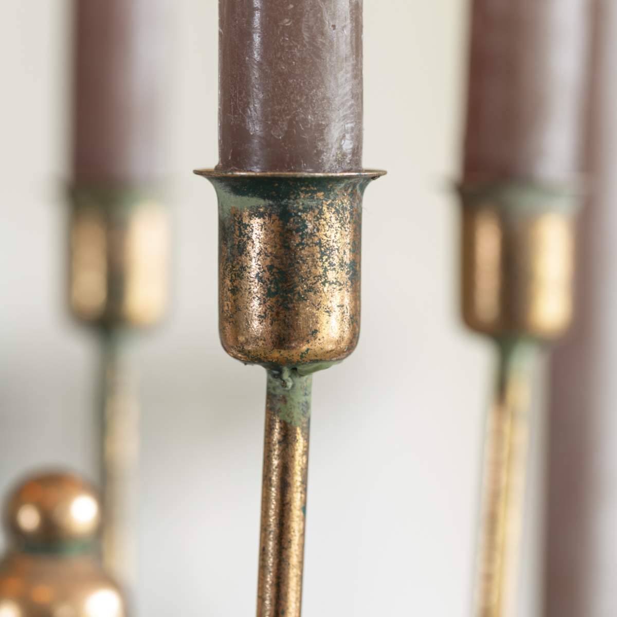 Grand Illusions Candelabra Aurora Antique Gold
