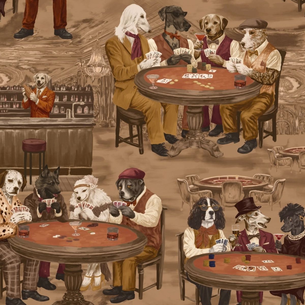 Brand Mckenzie Canine Cards Wallpaper Ashwood