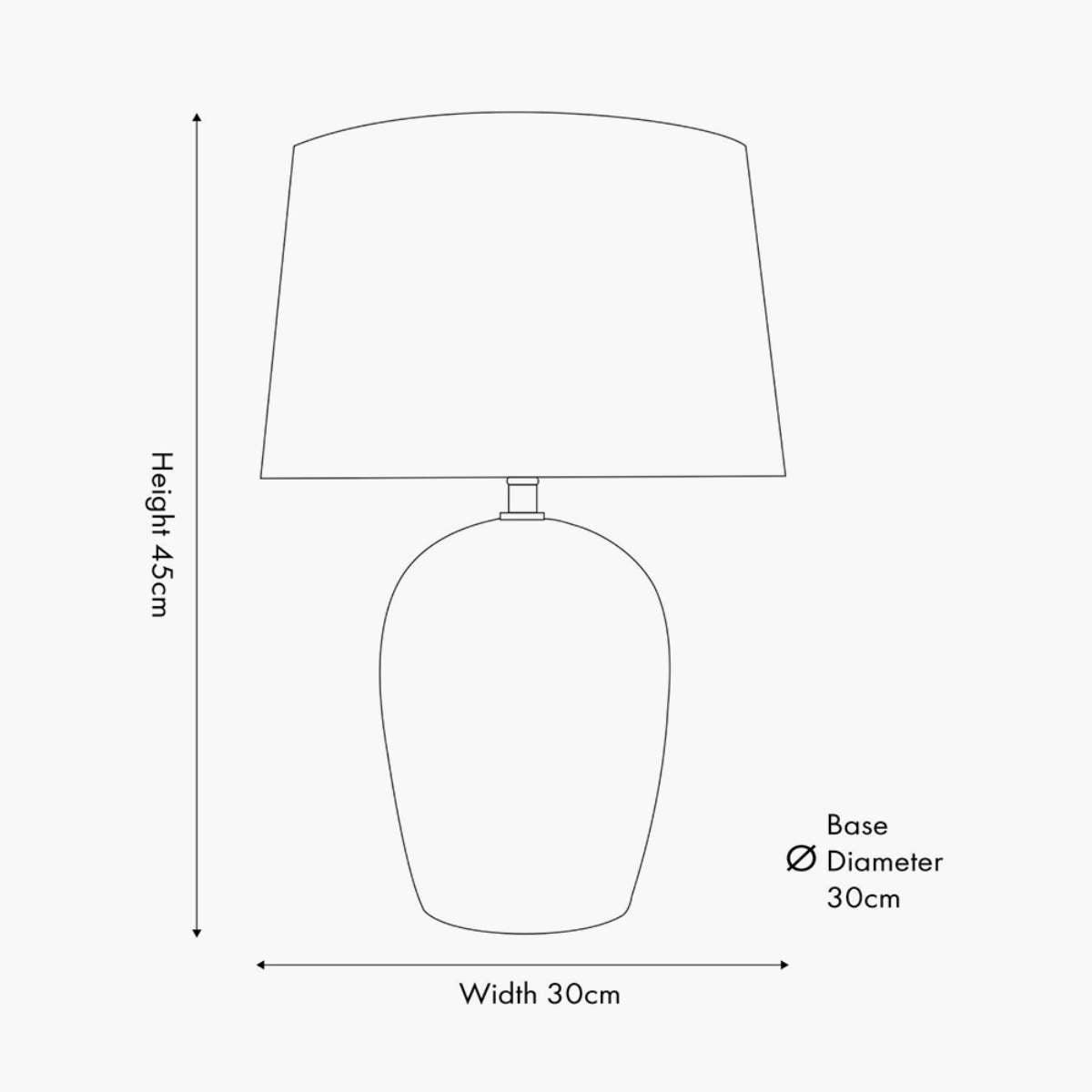 Pacific Lifestyle Cannes Ceramic Table Lamp