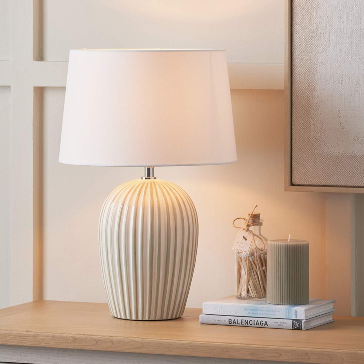 Pacific Lifestyle Cannes Ceramic Table Lamp