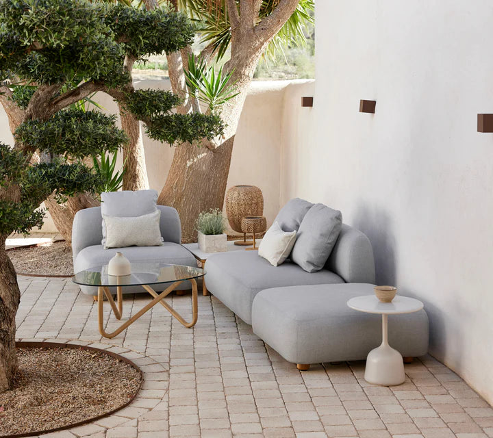 Cane-line Capture Outdoor Corner Sofa with Chaise Lounge