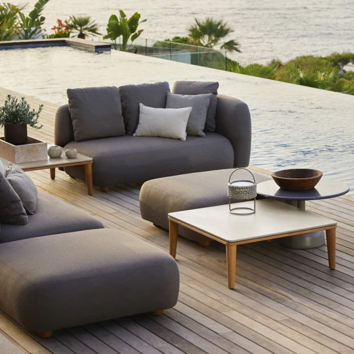 Cane-line Capture Coffee Table, 85X85 cm