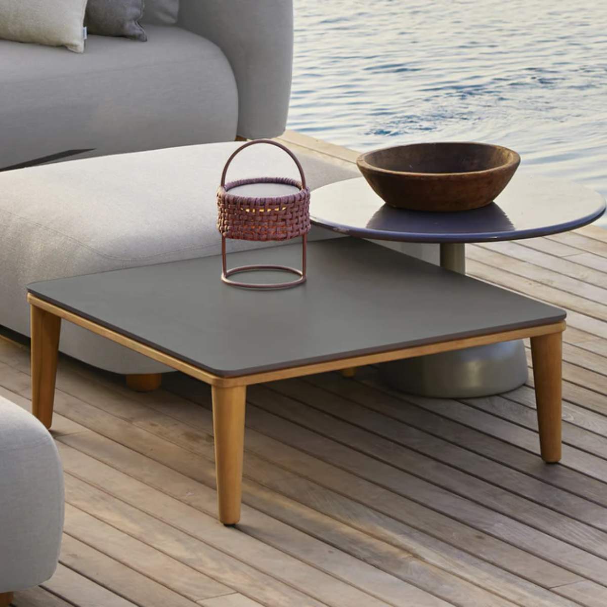Cane-line Capture Coffee Table, 85X85 cm