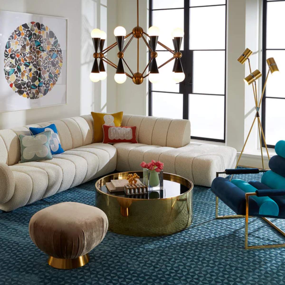 Jonathan Adler Caracas Task Tripod Floor Lamp
