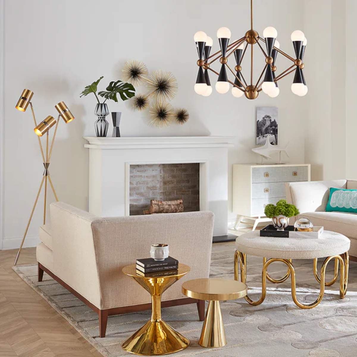 Jonathan Adler Caracas Task Tripod Floor Lamp