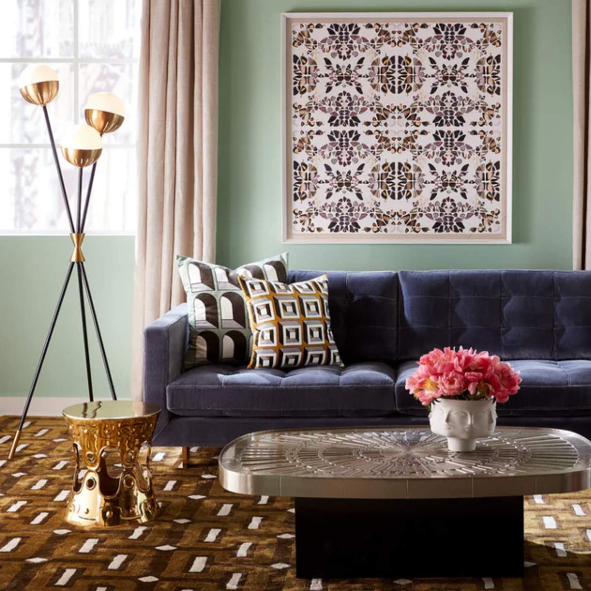 Jonathan Adler Caracas Tripod Floor Lamp