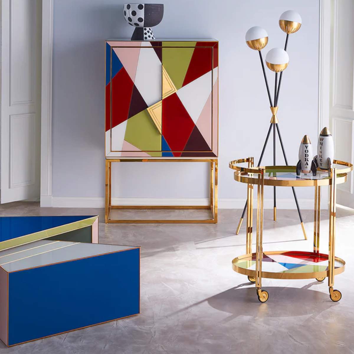 Jonathan Adler Caracas Tripod Floor Lamp