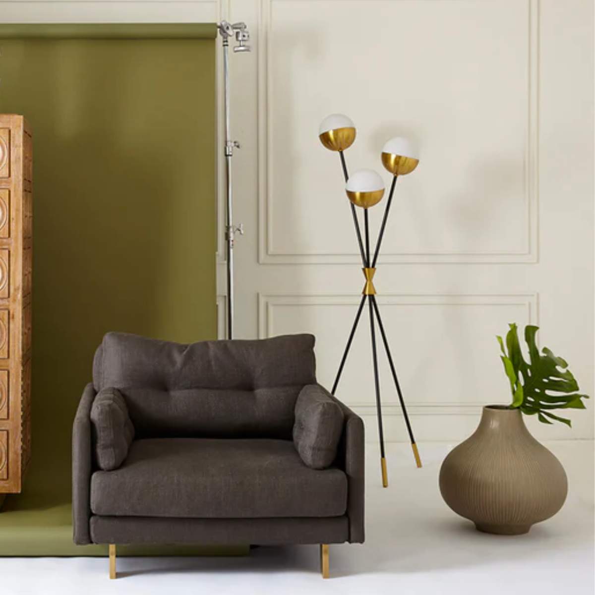 Jonathan Adler Caracas Tripod Floor Lamp
