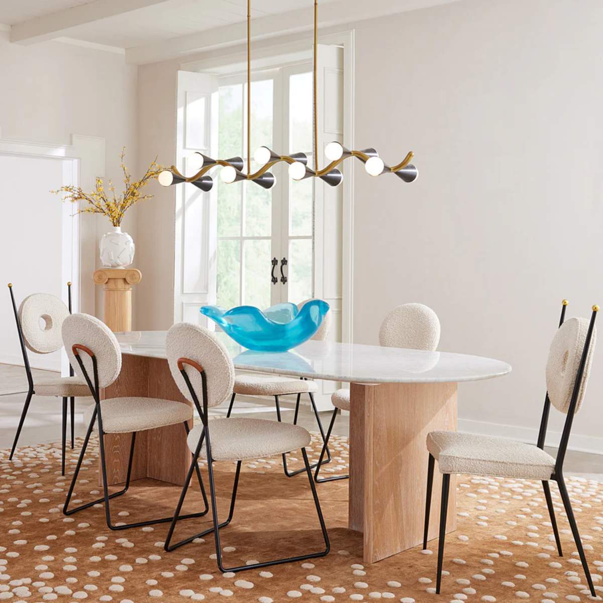 Jonathan Adler Caracas Wave Chandelier