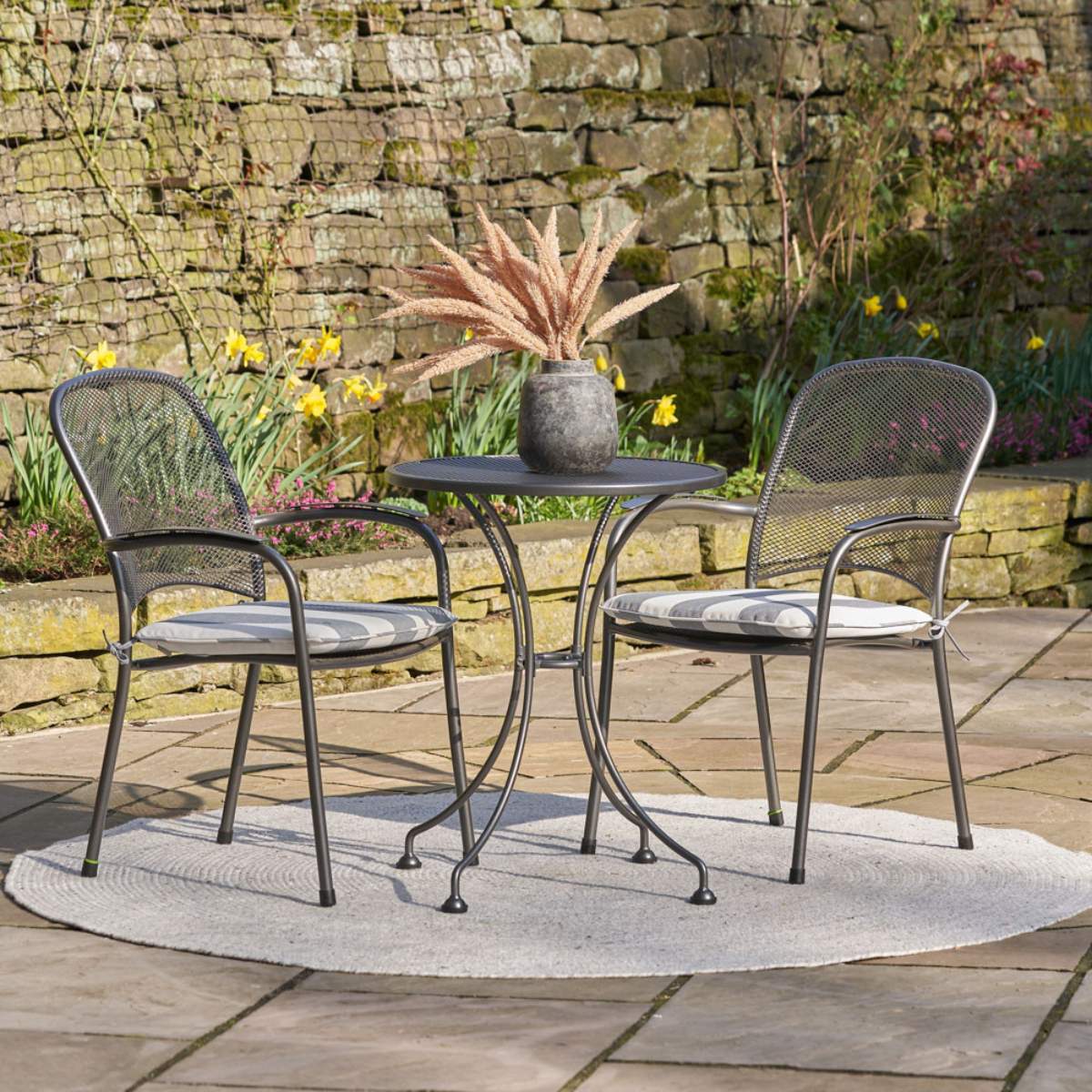 Pacific Lifestyle Carlo Bistro Set with Cushions